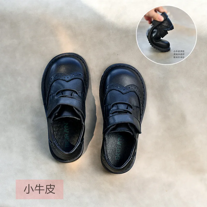 أحذية أطفال من الجلد الطبيعي 2025 أحذية أطفال للرب...