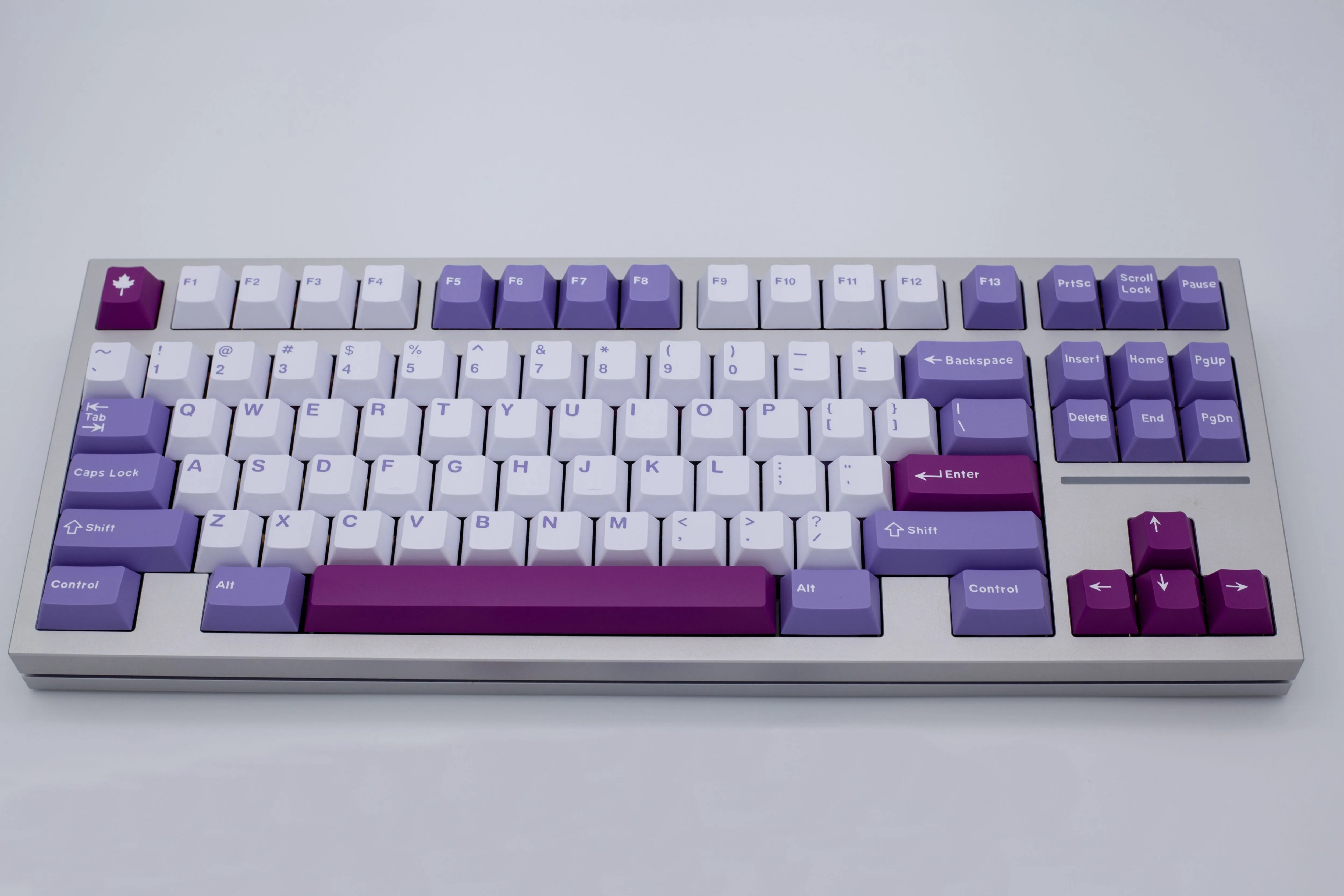 Roxo Teclado Cap, Cereja Perfil Key Cap,