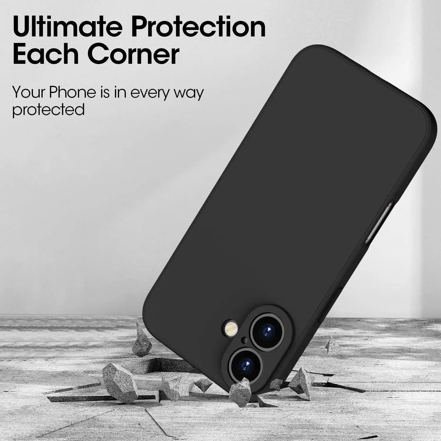 Premium Liquid Silicone Shockproof Phone Case - Soft, Protective & Durable Design