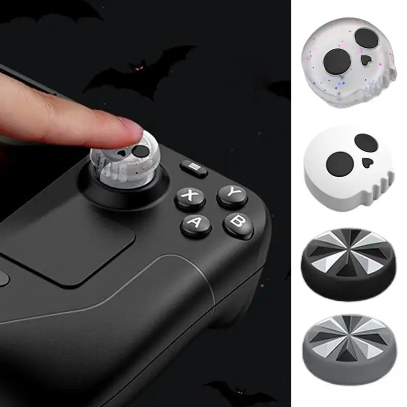 Skull Joystick Grips Cute Silicone Thumb Caps