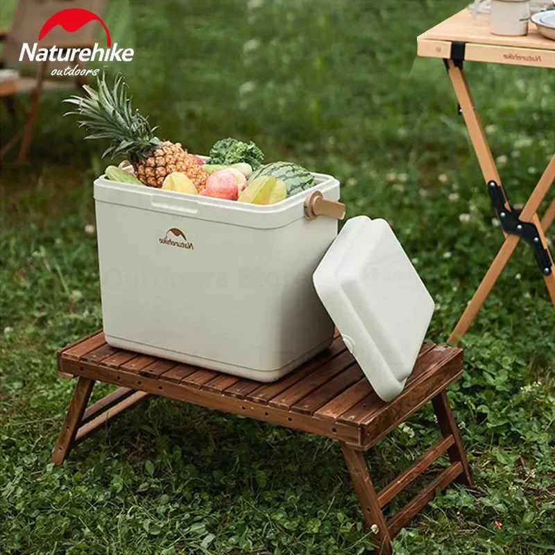 Naturehike Portable Cooler Insulated Box Ice Storage Bag Camping Bucket Outdoor Freezer Picnic Refrigerator 24h Fresh 13/24/33L