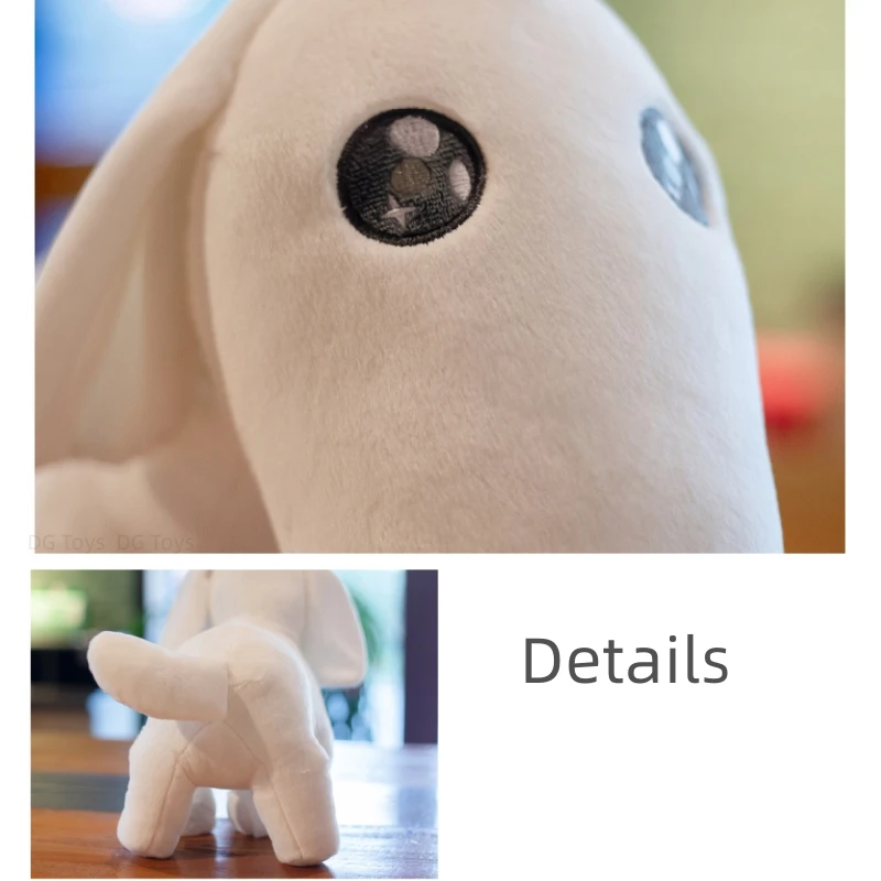 25/40cm Ins Long Nose Dog Plush Toy Kawaii Borzoi Let Me Do it For You Puppy Stuffed Animals Doll for Kids Boys Girls Birthday