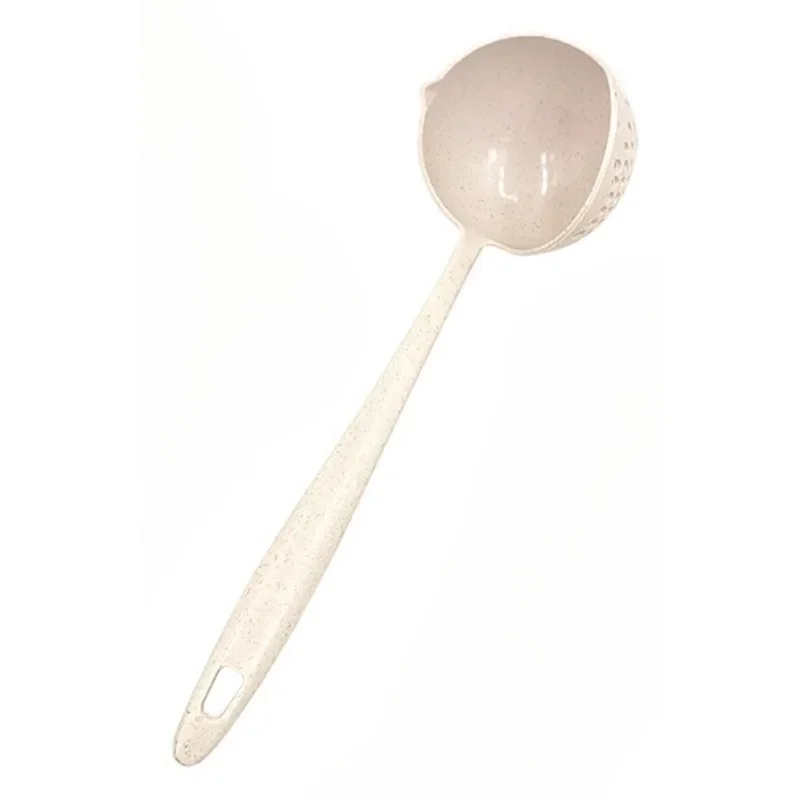 TsunNee Mestolo da minestra in legno naturale, cucchiaio da minestra, cucchiaio per porridge, lunghezza 27 cm