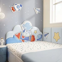Cartoon Astronaut Kids Boy Room Decor Bed Headboard Bedroom Furniture Head Board Tete De Lit Tatami Wall Panels Cabecero Cama 3