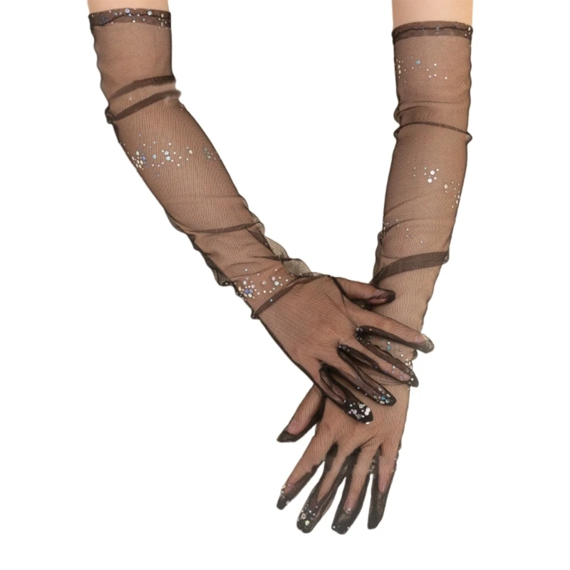 

Локоть перчатки женские вечерние перчатки длинные сексуальные перчатки ночной клуб прозрачные перчатки