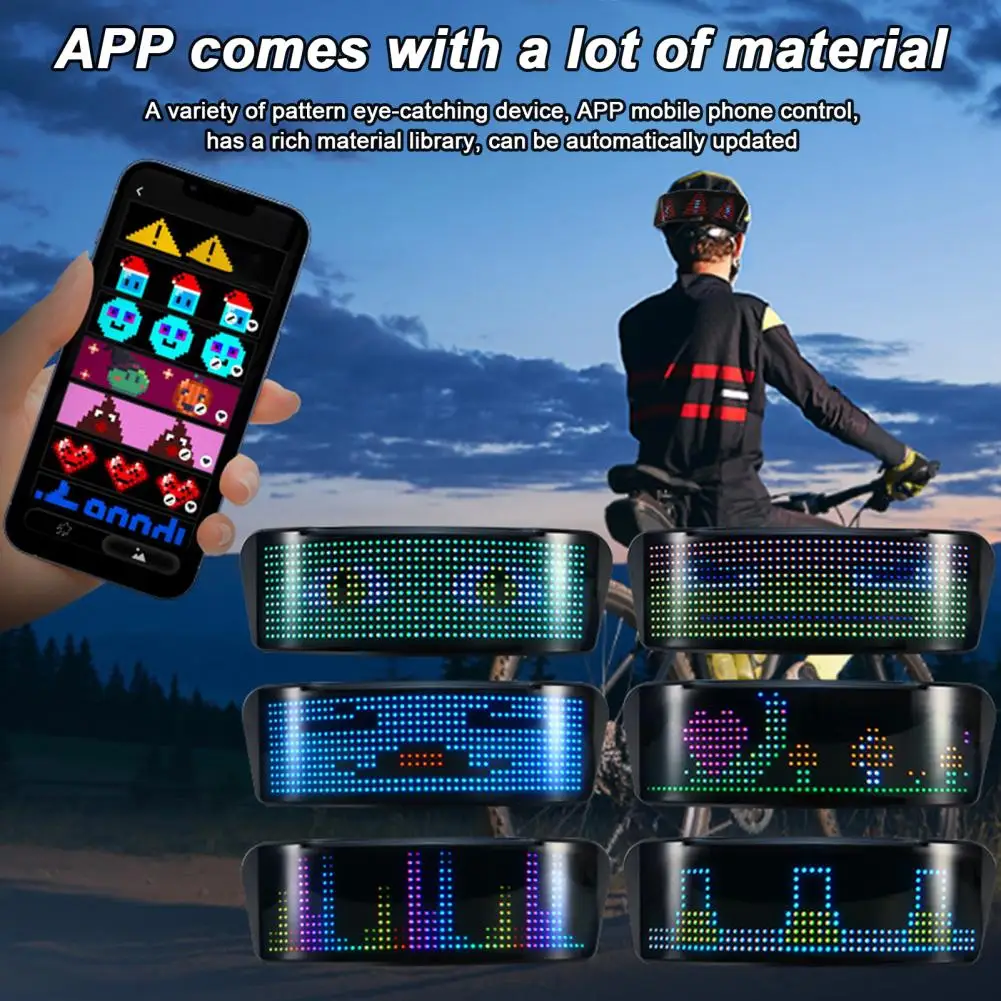 

Водонепроницаемый велосипедный шлем, многофункциональный светодиодный экран для шлема с указателями поворота, спидометром, для безопасности ночью