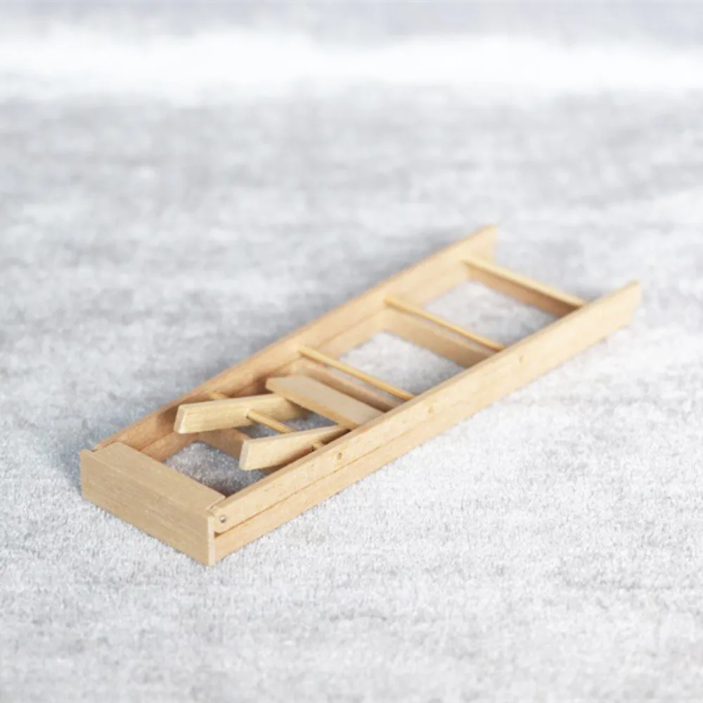 1:12 Dollhouse Miniature Furniture Handmade Wooden Ladder Fairy Door For Kid Magic Tooth Fairy Doll Accessories 3