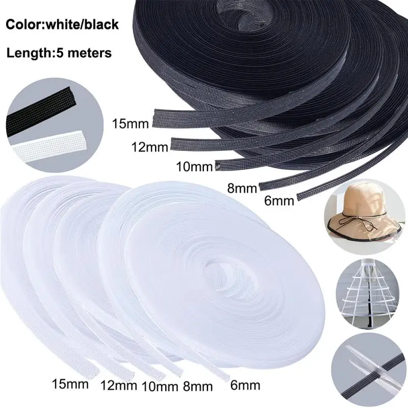 Plastic Corset Bone 5m Wedding Dress Bra Plastic Bone Shaping Accessories Webbing DIY Sewing Craft Clothing Underwear Corsets Material