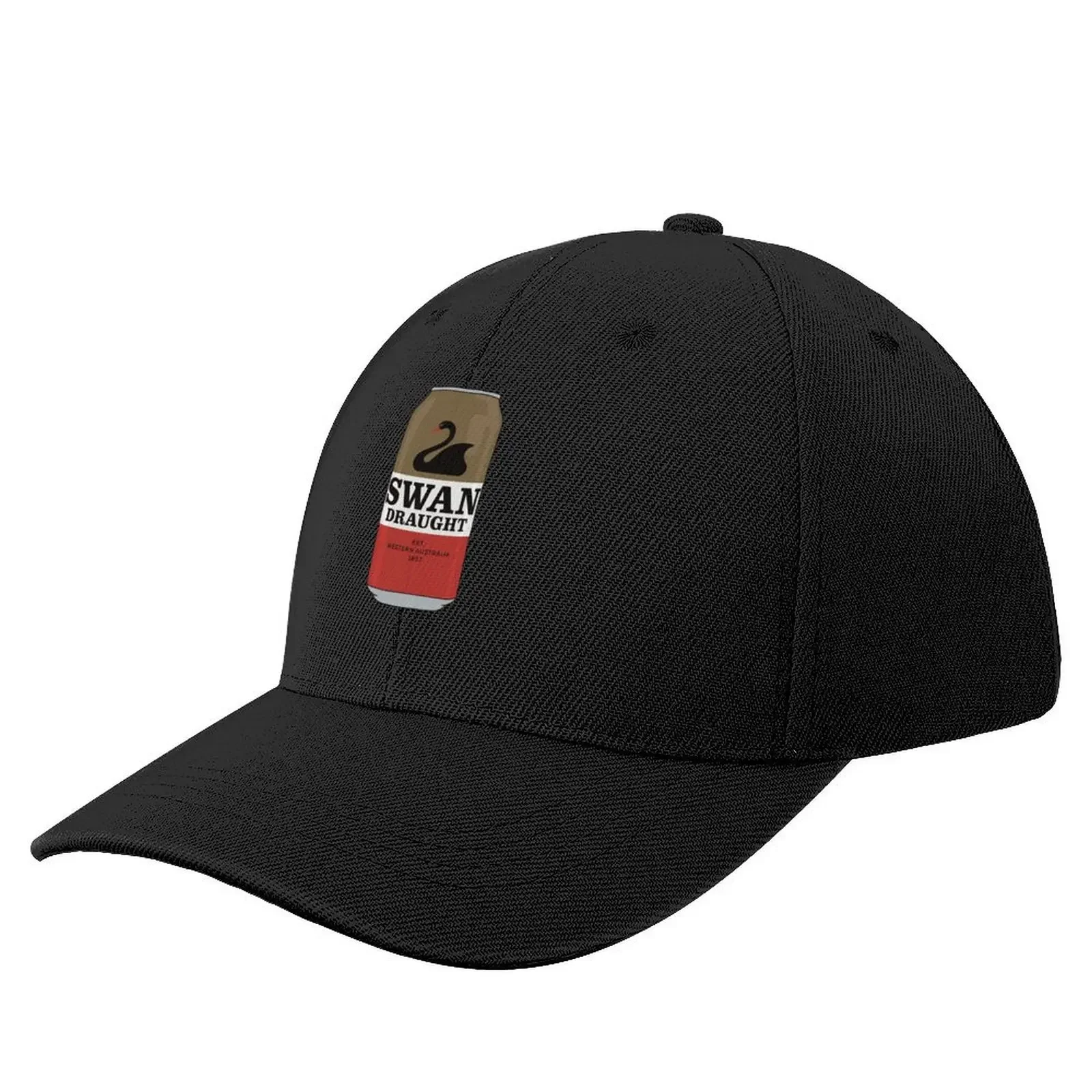 

Hand-drawn Swan Draught can Baseball Cap Mountaineering Fishing cap Hat Man For The Sun Brand Man cap Woman Hats Men's