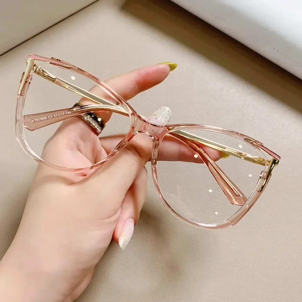 Anti Blue Light Computer Glasses, Transparent Frame for Women & Men, Luxury Designer Optical Eyewear, Fashion Spectacles