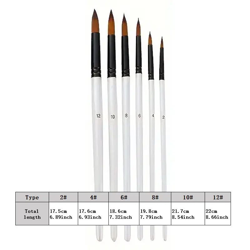12-Piece Paint Brush Set 2