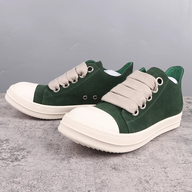 

Autumn Winter New Unisex Casual Shoes Anti Slip Sole Mixed Colors Upper Thick Shoelaces Design Sports Shoes Retro Trend Sneakers