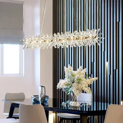 Modern Lustre K9 Crystal G4 Led Chandelier Nordic Luxury Living Dinning Room Bedroom Chandelier Lighting Led Droplight Lamparas
