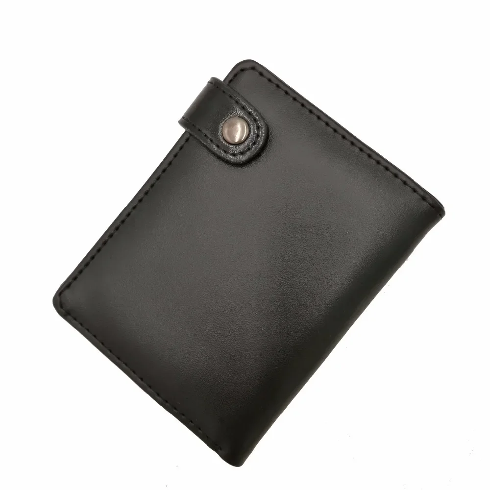 Death Note Anime schwarz Leder Brieftasche Männer Frauen Karte und Foto halter Geldbörse kurze Design Geldbörse für Cosplay Geschenk