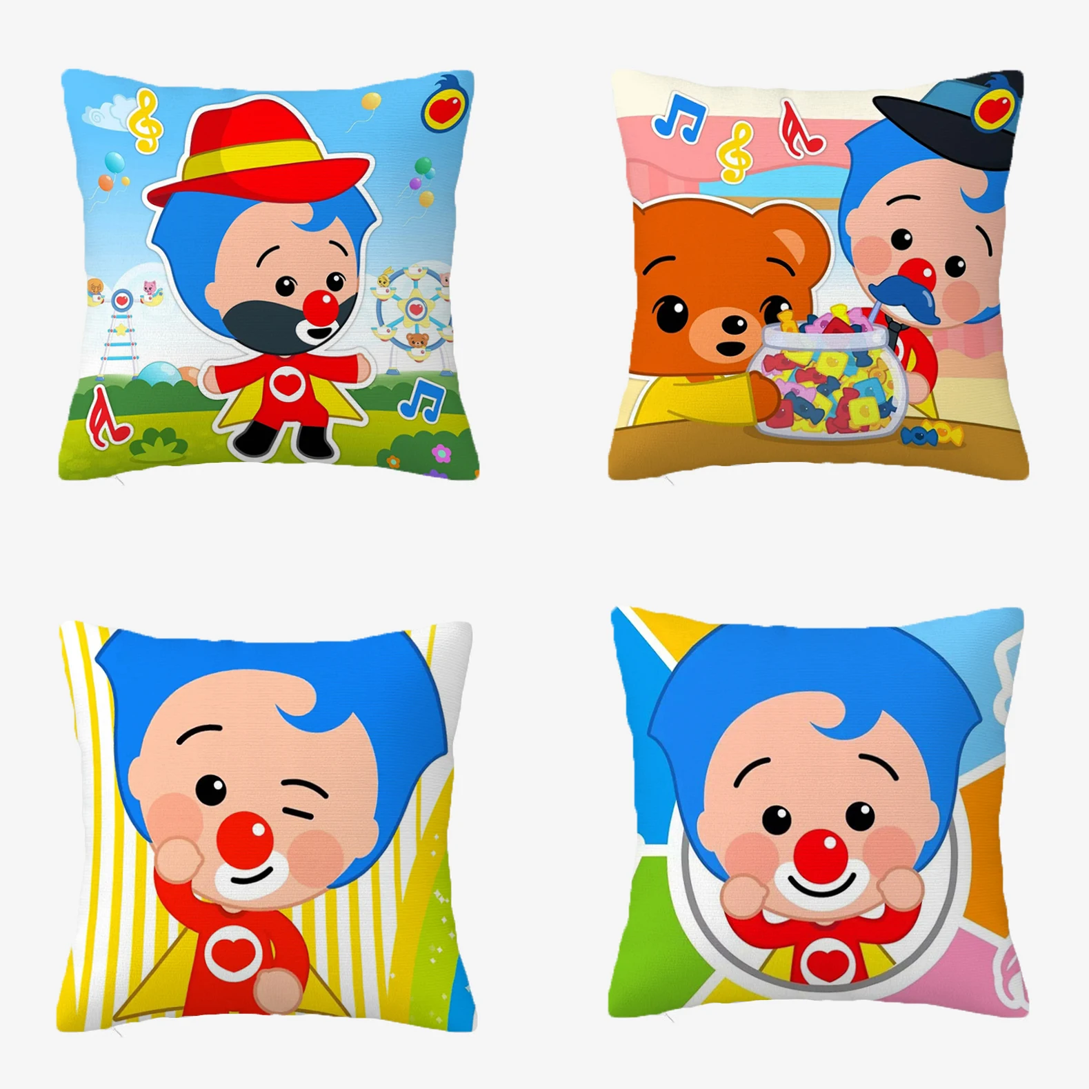 

Cute Plim Plim Decorative Pillowcases Pillowcase for the Living Room Short Plush Cushion Covers Body Pillow Cover 40x40 Cushions