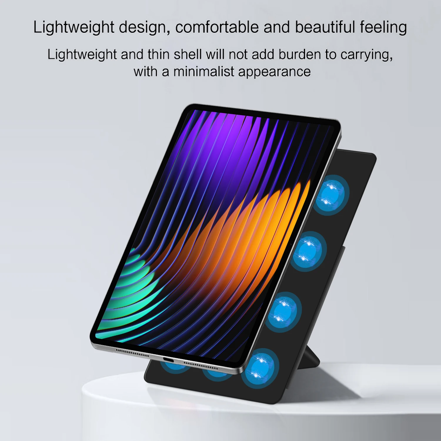 Ultra Thin Magnetic Smart Cover for 11.2-inch Tablets with Auto Wake-Up Feature