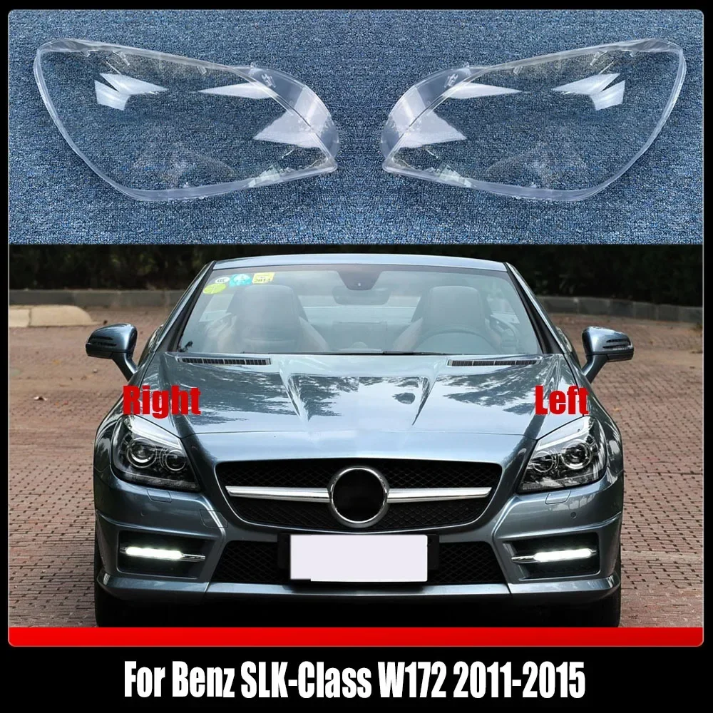 

Headlamps Transparent Cover Headlight Shell Lampshade Lens Lamp Shade Plexiglass For Benz SLK-Class W172 2011-2015