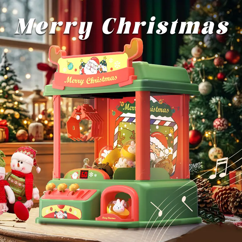 Kids Claw Machine, Mini Candy Vending Grabber, Prize Dispenser Toys for Girls and Boys, Electronic Claw Game Machine for Party 4