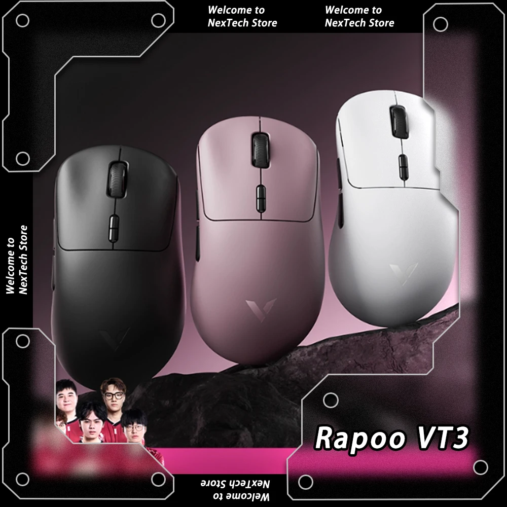 Rapoo VT3 MAX 2 Dual 8K Wireless E-sports Mouse PAW3398