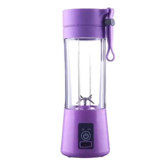 Portable Mini Blender for Shakes and Smoothies Rechargeable USB 380ML Traveling Fruit Juicer Cup Hand Fruit Blender Juicing Cup 7