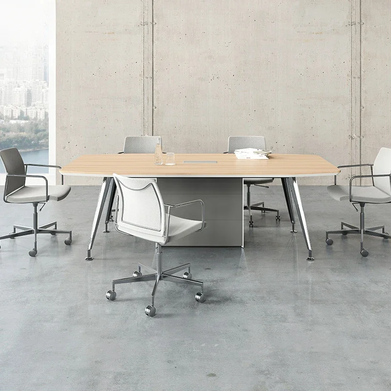 Meeting room light luxury style modern training negotiation table