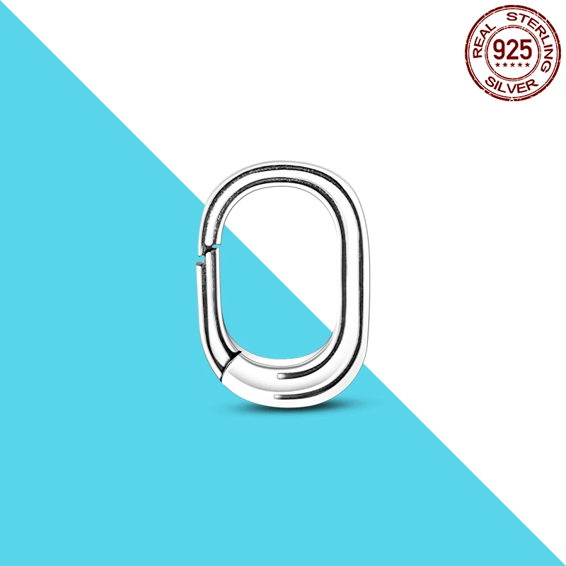 תליון מדליון עין סדרת Me מכסף 925 עם תליונים מתאימים לשרשרת פנדורה, תכשיטי DIY, עגילי קישור וחיבור דו-טבעת