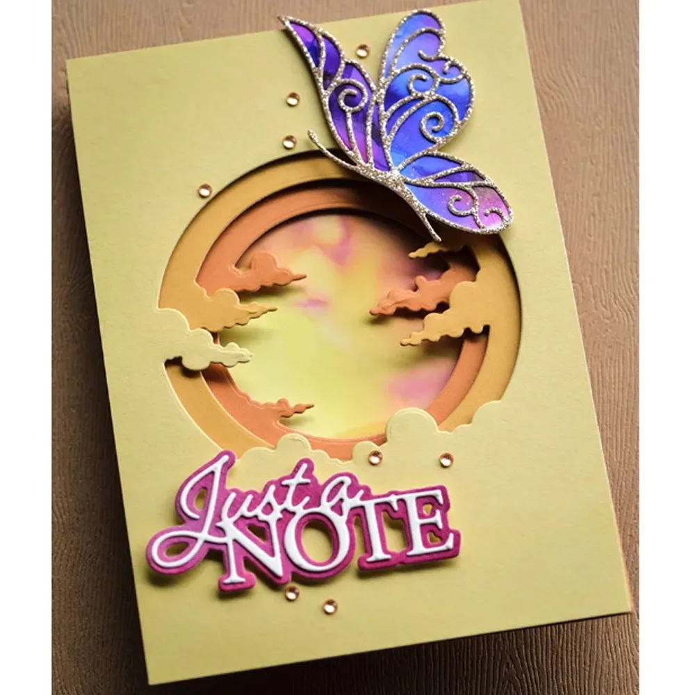 3 Cartelle Goffratura Per Scrapbooking - Stencil In Plastica Per Carte, Album, Inviti - Foto 2