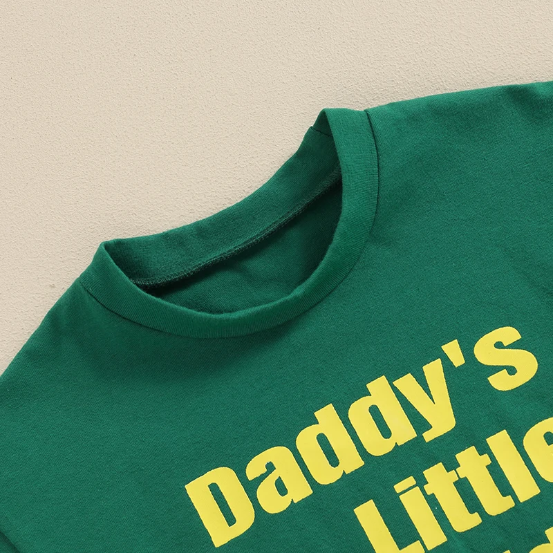 -04-01 Lioraitiin Newborn Baby Boy Girls Summer Bosyuit Golf Letter Print Short Sleeve Jumpsuit Toddler Cute Clothes