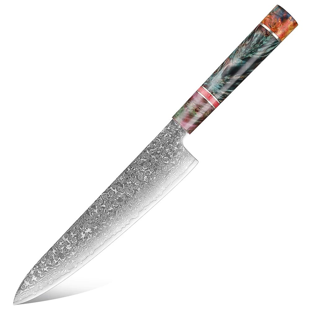 

Japanese Chef Knife 8 Inch Damascus Steel Kitchen Knife High Hardness Sharp Professional Chef Knives Cooking Knife