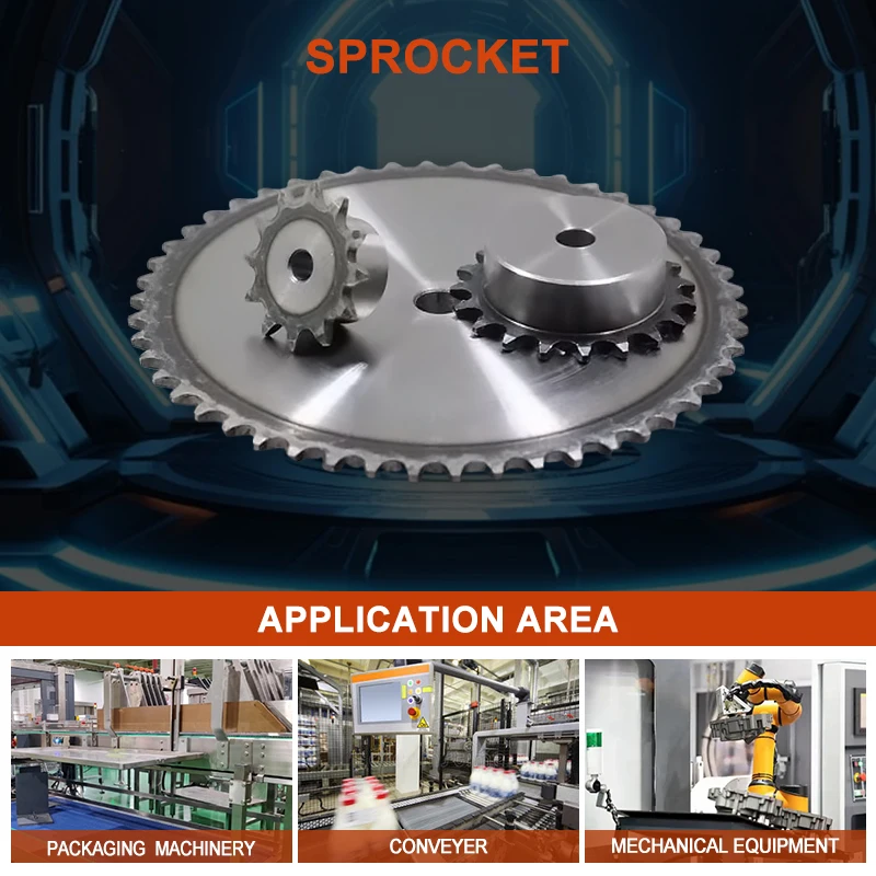 Precision 04C 2-Point Sprocket 8/10/11/12/13 Tooth Standard Hole 6/8/10/12mm With M5 Screw Hole Fixed 45# Steel Quenching Pitch