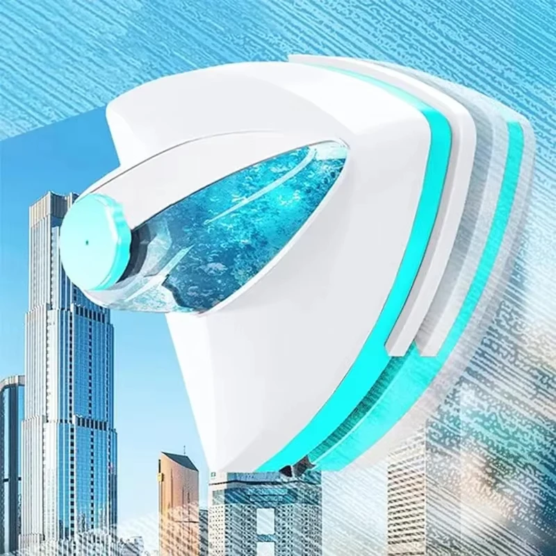 Double Sided Magnet Automatic Drain Wiper Glass Window Washer Household Cleaning Supplies