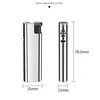 2025 New Windproof Lighter Blue Flame Jet Lighter High Power Cigar Lighter Kitchen BBQ Men Smoking Accessories Birthday Gift 6