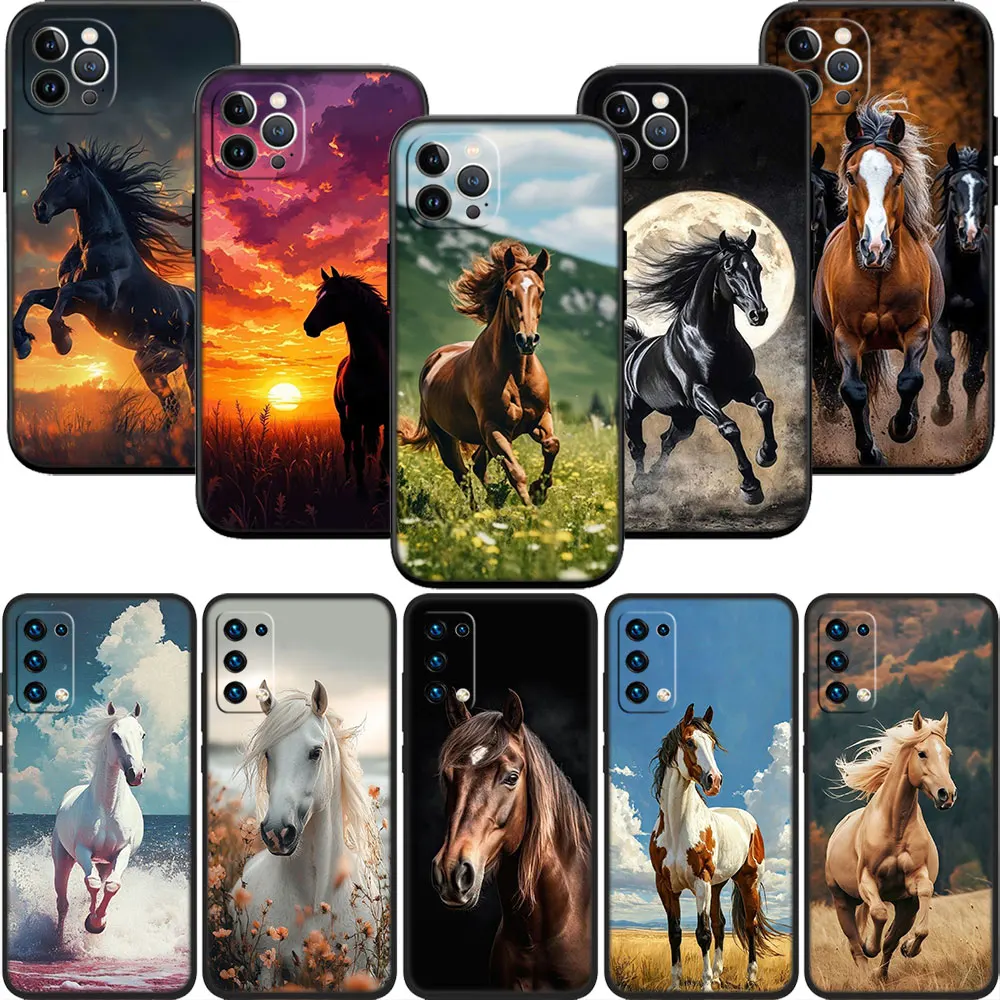 Luxurious Fine Horse Premium Protective Phone Case