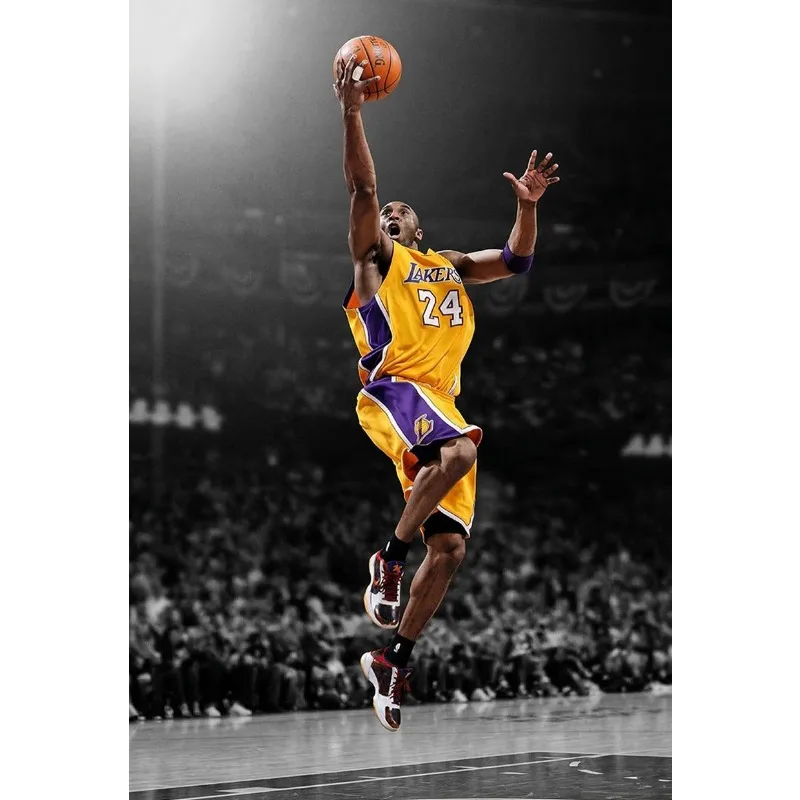 Legendary Basketball Slam Dunk Motivational Canvas Wall Art