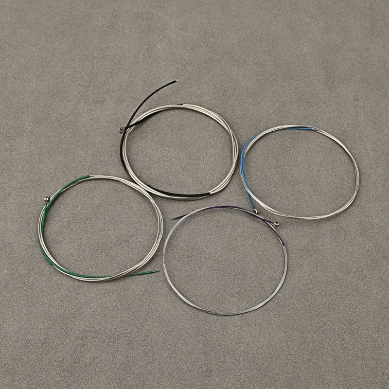 Cello String Set Silver C-G-D-A for Full Size 4/4-3/4 S&uuml;&szlig;e Musik Strings Steel Violons Nickel Chromium