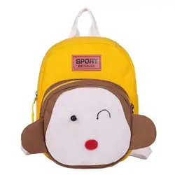 Children's Baby Canvas Backpack Fashion Kindergarten Boys And Girls Backpack Cute Trendy School Bags Mochila Escolar Kids Bag