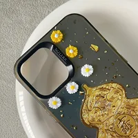 100 PIÈCES Mini Breloques en Résine pour Ongles, Motifs Abeille, Marguerite, Pot de Miel, en Forme de Tranches Plates, pour Nail Art, DIY, Colle Crème, Coque de Téléphone, Décoration Artisanale en Époxy 2