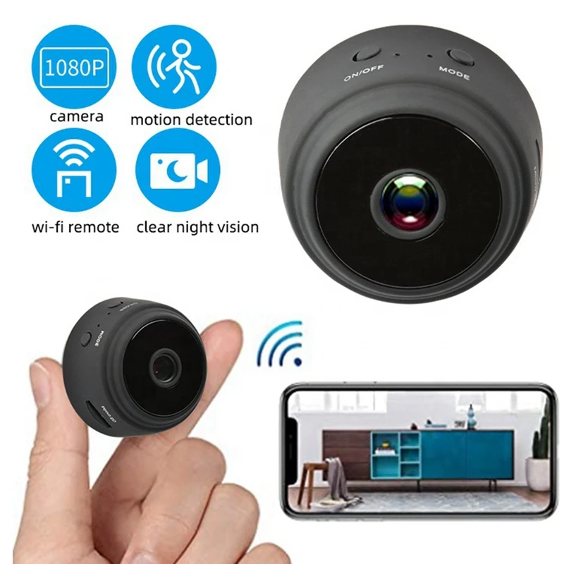 

A9 Mini Camera HD 1080P Night Vision Camcorder Wireless Wifi IP Network Camera 150° Home Security Surveillance Camcorder