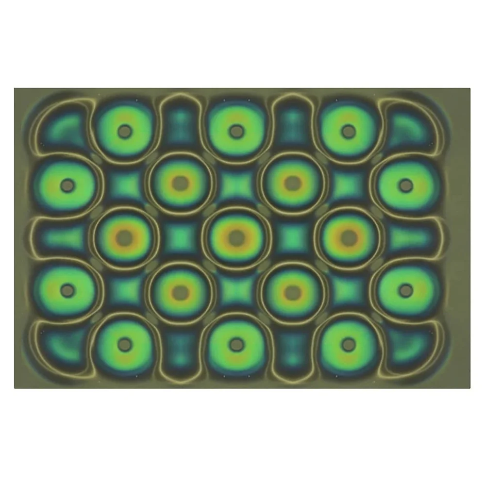 Magnetic Field Viewer Display Membrane for Magnetic Material Detection