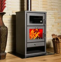  Black Cast Iron Multi-fuel stove Wood Pellet Stove China Supplier Freestanding Smart Pellet Stove estufas pellet for Home Use 