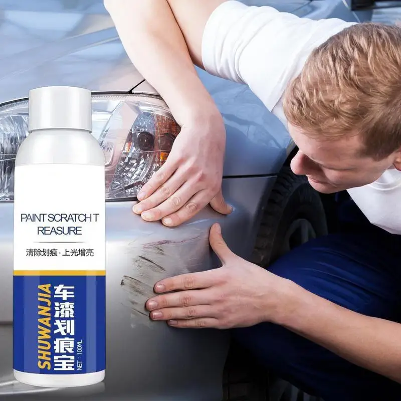 Car Fine Scratch Remover 100Ml Scratch Repair Wax Vehicle Coat Scratch Repair Fix Maniglia Della Porta Graffi Vernice Lucidata Swirls