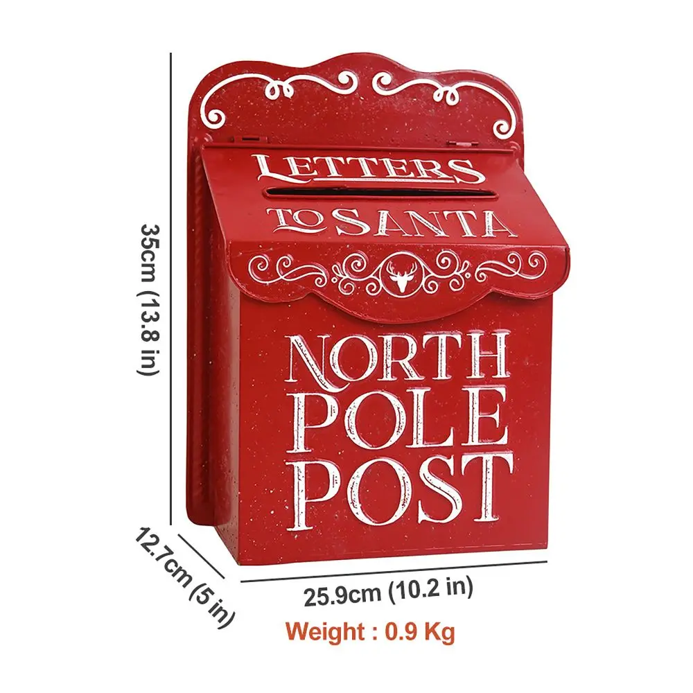 Outdoor Wall mounted mailbox mailbox metal farmhouse postal decoration handicraft postal retro