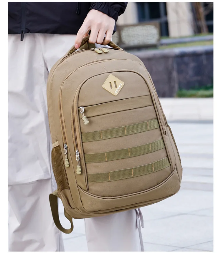 Rucksack Trendy Student Schule Tasche Reise Rucksack Koreanischen Stil Männer Und Frauen Business Casual Verdicken Doppel Schulter Taschen – Detail 20