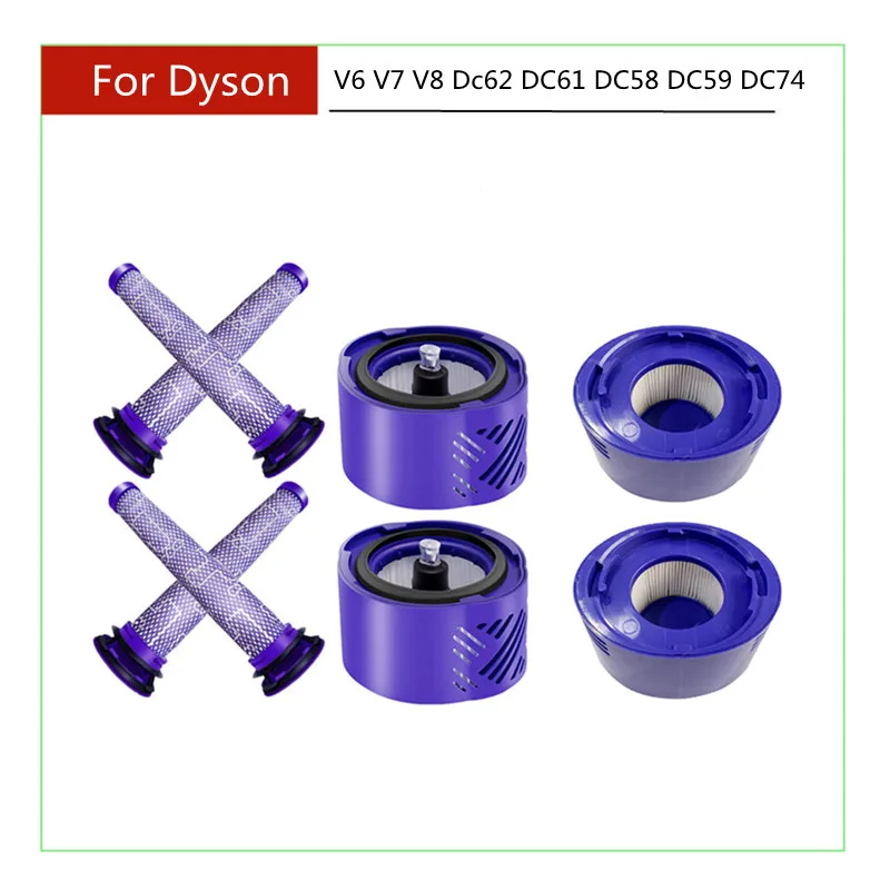 

Filters Replaces for Dyson V6 V7 V8 Dc62 DC61 DC58 DC59 DC74 Vacuum Cleaner Filter Part Fette Filter