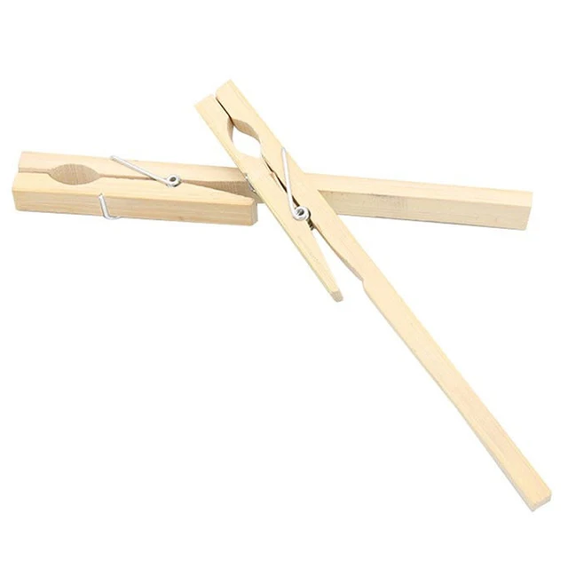 Produktbild von Akozon Reagenzglas Holz Clip – Bambusklammer Für Labor, 10 Stück, Für Röhrchen 10–20 Mm Durchmesser