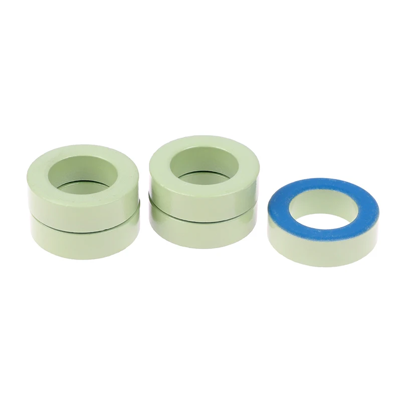 Description Picture 3 of item5Pcs T141-52/T106-2 Iron Ferrite Toroid Cores Blue Green Red Gray Ring For Inductors Iron Powder Core