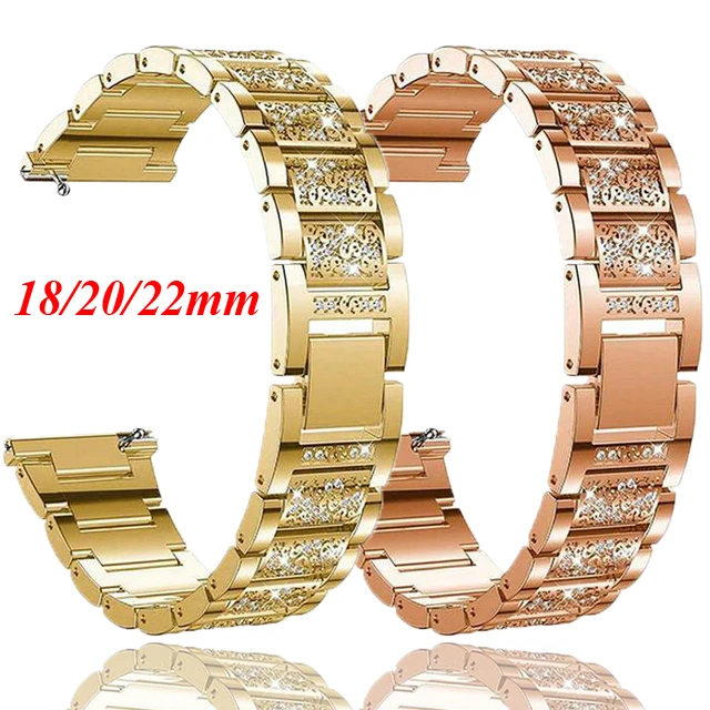 Elegant Diamond Band Bracelet - Premium Watch Strap