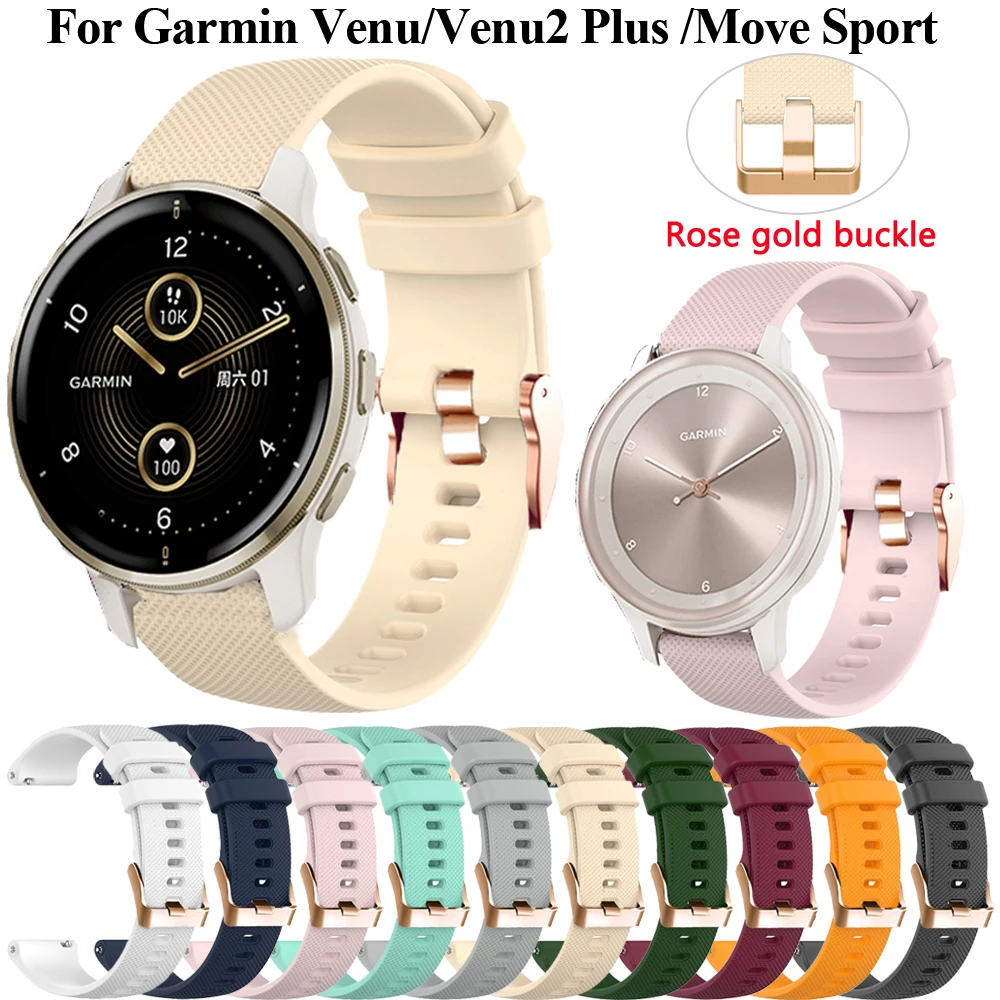 Smart Watch Bracelet Band For Garmin Venu 2 Plus Movesport Sq Silicone