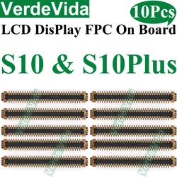 Pack of 10 LCD Display Screen Flex FPC Connectors (10Pcs S10 S10Plus)
