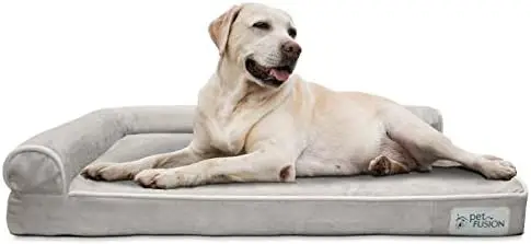 

Orthopedic Dog Bed | Solid CertiPUR-US Memory Foam, Waterproof liner | Medium / Large & XL | Removable Micro-Suede Cover Ava Lic